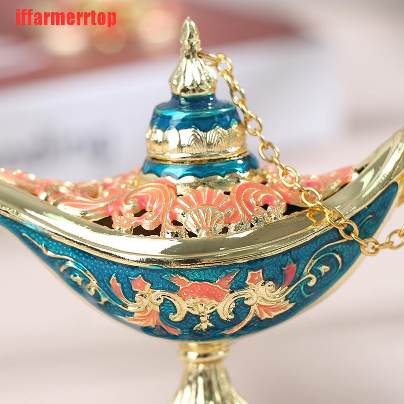 {iffarmerrtop}Aladdin Magic Lamp Decoration Miniature Figurines European Vintage Home Decor EQK