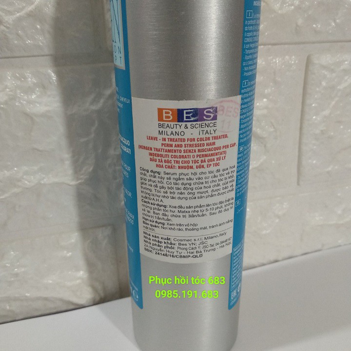 Xả Khô nuôi dưỡng tóc trẻ ngọn BES HERGEN 300ML vàng/xanh | BigBuy360 - bigbuy360.vn