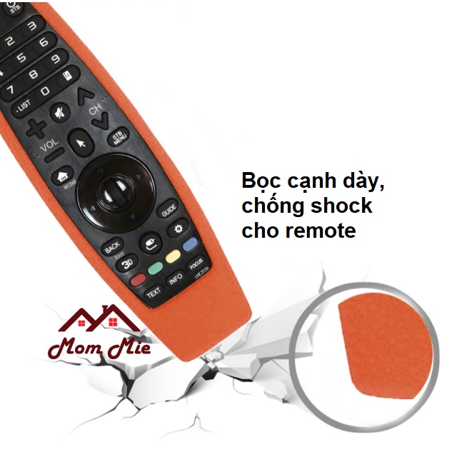 Vỏ bọc remote tivi LG loại dày chống bụi bẩn, chống shock, I024, I025, I026