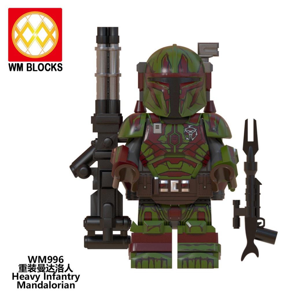 Đồ chơi trẻ em Mandalorian Star Wars Đồ chơi Khối xây dựng lắp ráp nhỏ lego minifigures