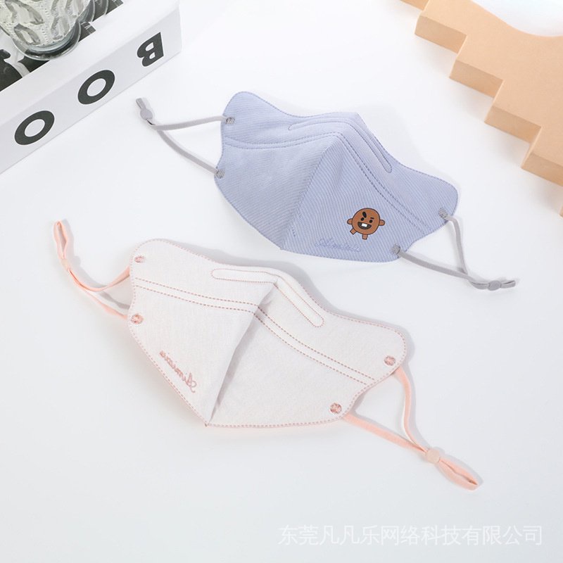 Khẩu Trang cotton Dày 3 Lớp Chống Bụi Thoáng Khí Có Thể Tái Sử Dụng Cho Bé 3-12 Tuổi khẩu trang chống bụi mịn  hoạt hình tốt