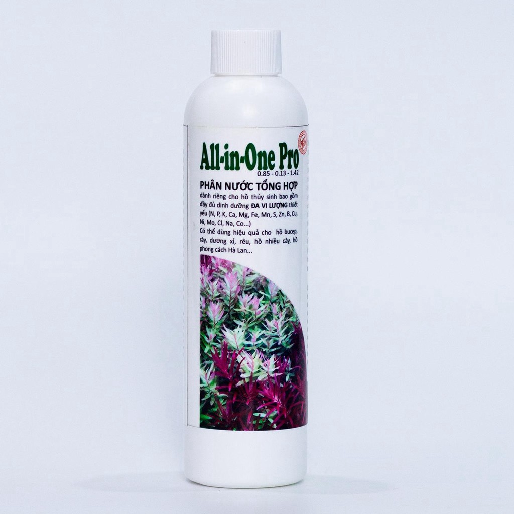 Phân nước hồ cá thủy sinh All in One Pro 230ml