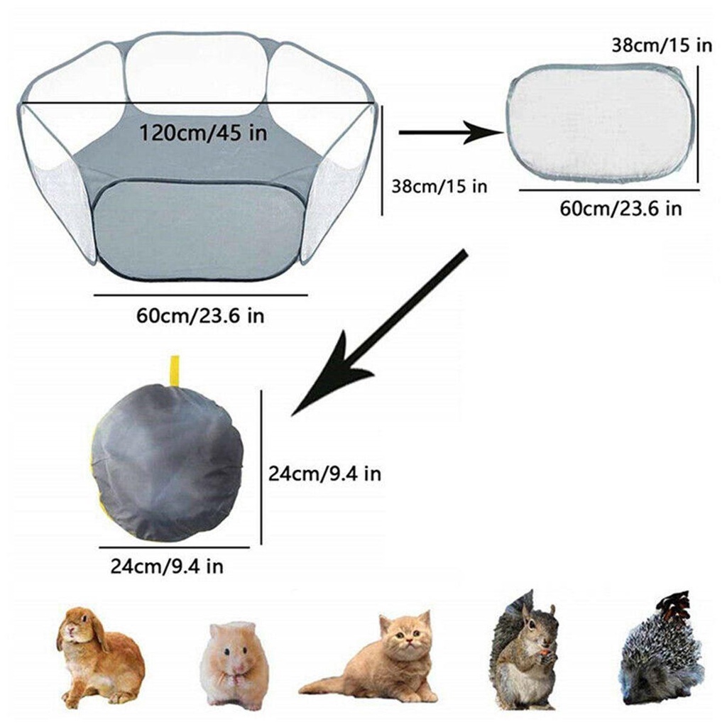 YIYU Hàng Rào Chắn Chống Thấm Nước Cho Chuột Hamster / Thỏ / Heo