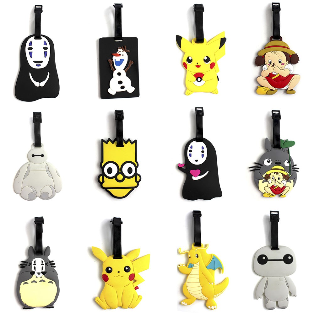 Tonari Thẻ Hành Lý Du Lịch Bằng silica gel In Hình Vô Diện totoro Vô Diện