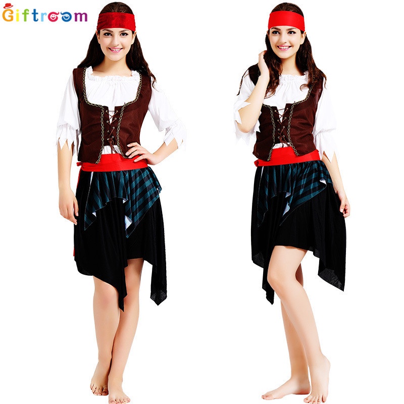 Trang Phục Hóa Trang Cướp Biển Caribbean Nhân Dịp Halloween Cho Người Lớn