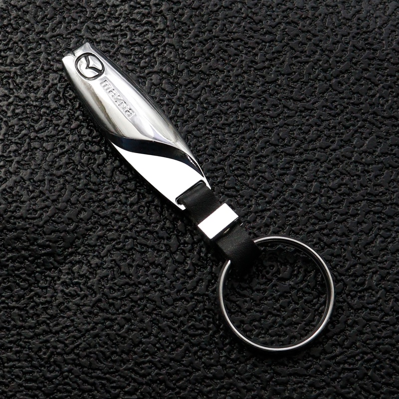 Móc Khóa Kim Loại Hình Logo 3D Cho Mazda 5 6 323 626 RX8 CX5 CX-4 MX3 MX5 Atenza Axela