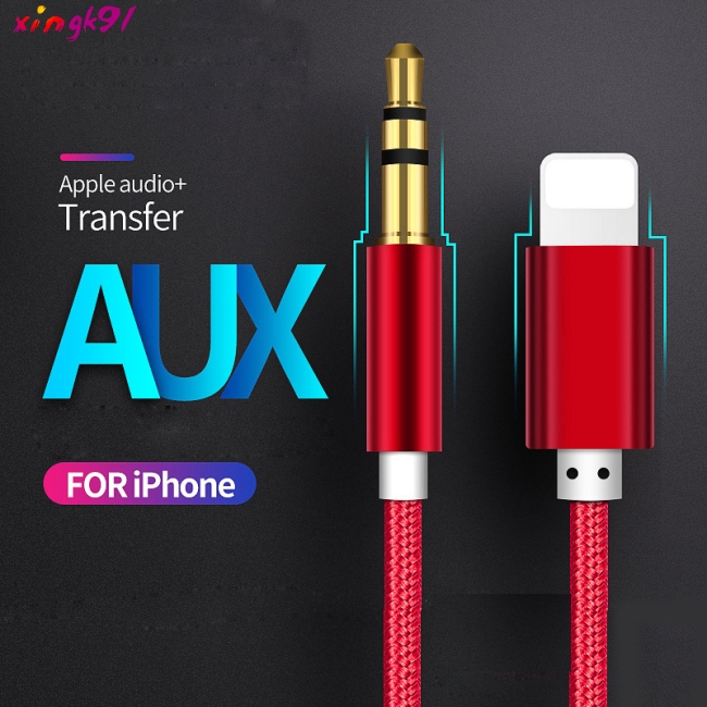 3.5mm AUX Audio Music Cable Car Cord for iPhone 7 8 Plus X XS MAX XR iOS 12