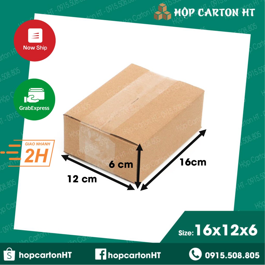 16x12x6 Hộp carton đóng hàng