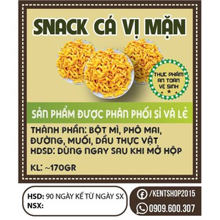 SNACK CÁ VỊ MẶN