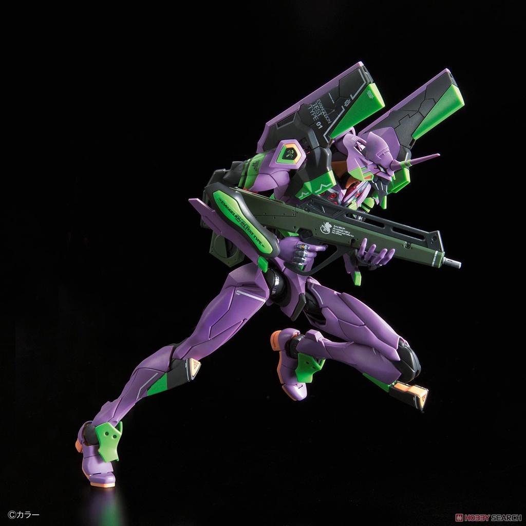 Bộ mô hình đồ chơi lắp ráp RG Artificial Human Evangelion Unit-01 DX Transport Platform SET