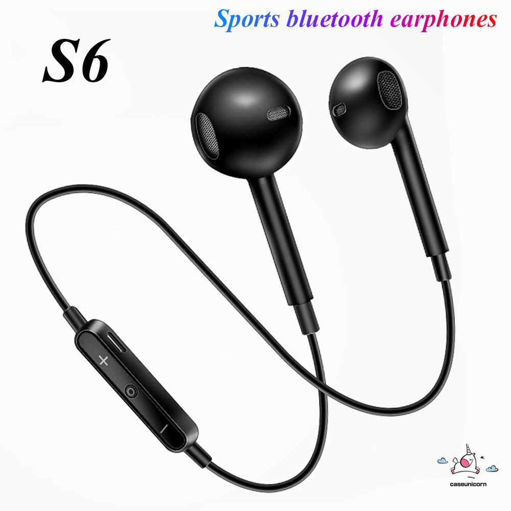 Tai nghe Bluetooth có dây S6 thiết kế đơn giản, sang trọng