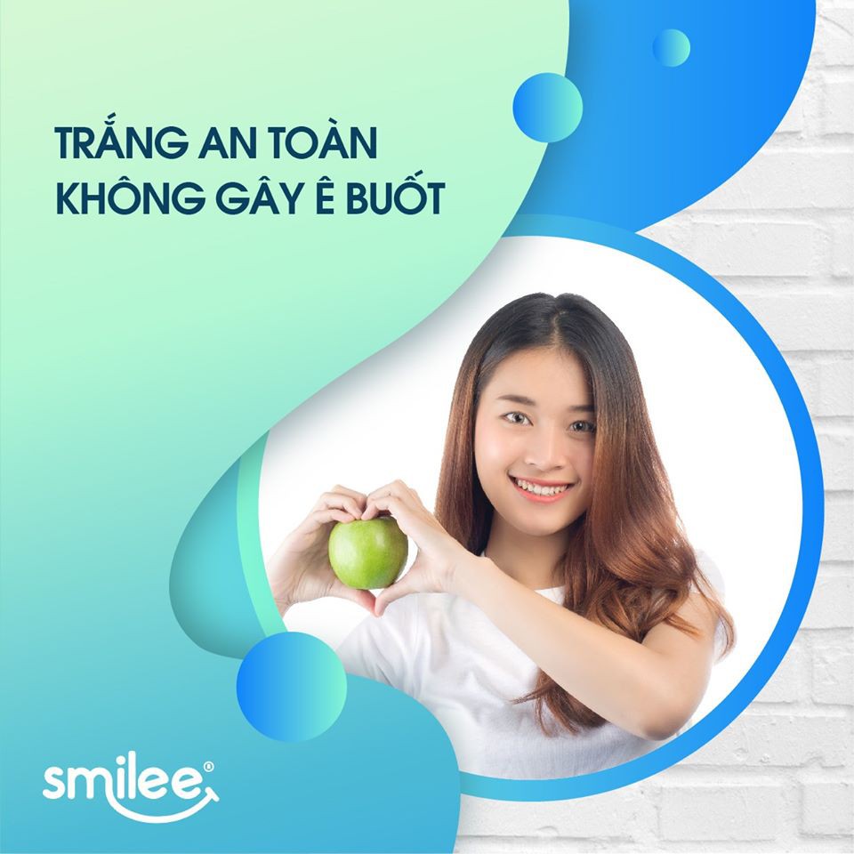 [Tặng Kèm Chỉ Nha Khoa Oral B Cao Cấp] Bộ Kit Làm Trắng Răng An Toàn Tại Nhà Tiêu Chuẩn Mỹ Smilee