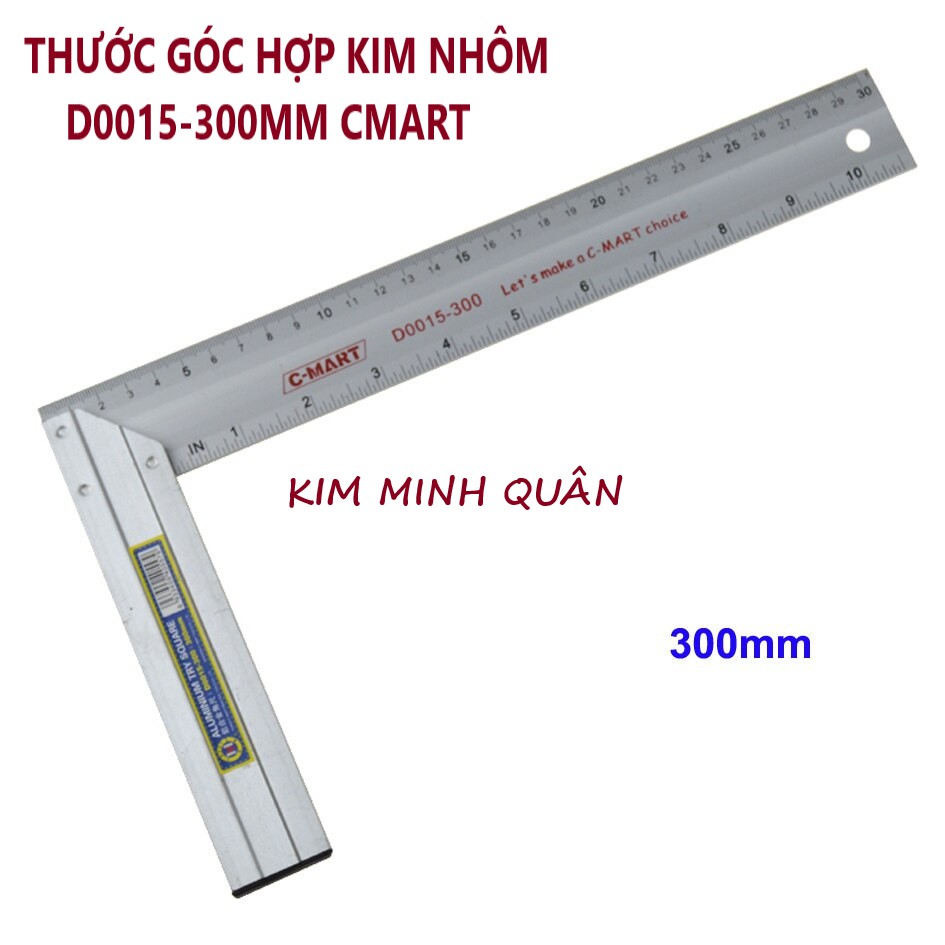 Thước Góc Hợp Kim Nhôm 300mm D0015-300 CMART