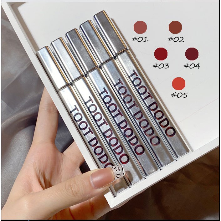 [Hàng mới về] Son Môi Toot Dodo Vỏ Trắng Dạng Thỏi Vuông Mượt Mà Không Dễ Phai | BigBuy360 - bigbuy360.vn