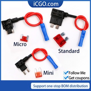 Dây chia cầu chì Siêu nhỏ/ nhỏ/ bình thường TAP ATM APM10A 12V