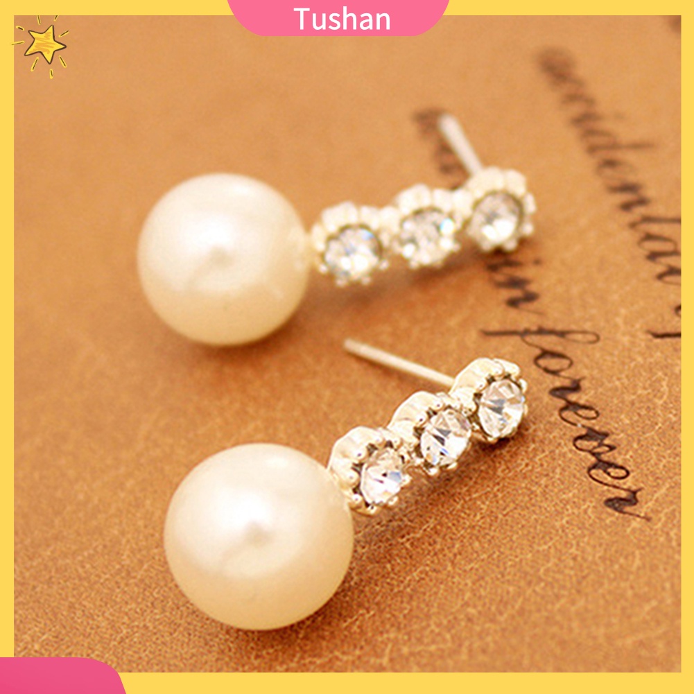 Khuyên tai đính ngọc trai thời trang dành cho nữ