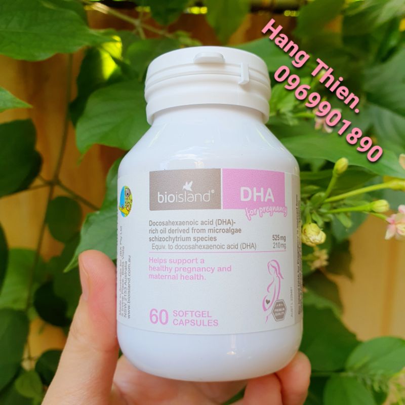 (Đủ bill) DHA BẦU ÚC _   DHA for pregancy bio island 60 viên