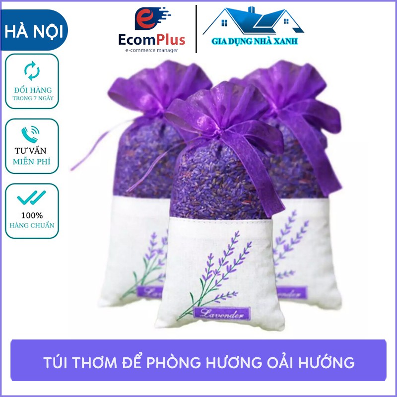 Túi Thơm Để Phòng Nụ Hoa Khô Oải Hương Lavender, Mùi Thơm Nhẹ Dịu Cho Căn Phòng Của Bạn