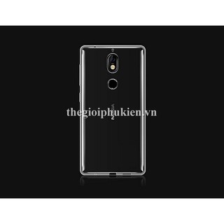 Ốp lưng silicon dẻo trong suốt Nokia 7 siêu mỏng 0.5 mm loại A
