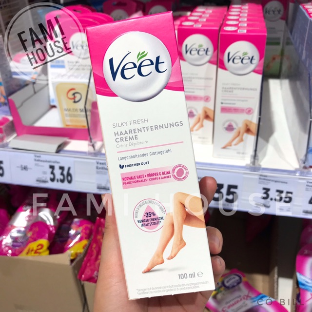 [Có bill] Kem tẩy lông VEET 100ml