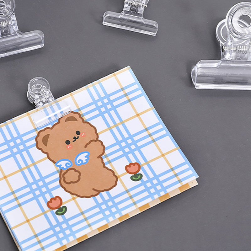 Kẹp Tài Liệu Bằng Nhựa Trong Suốt Đơn Giản Tiện Dụng
