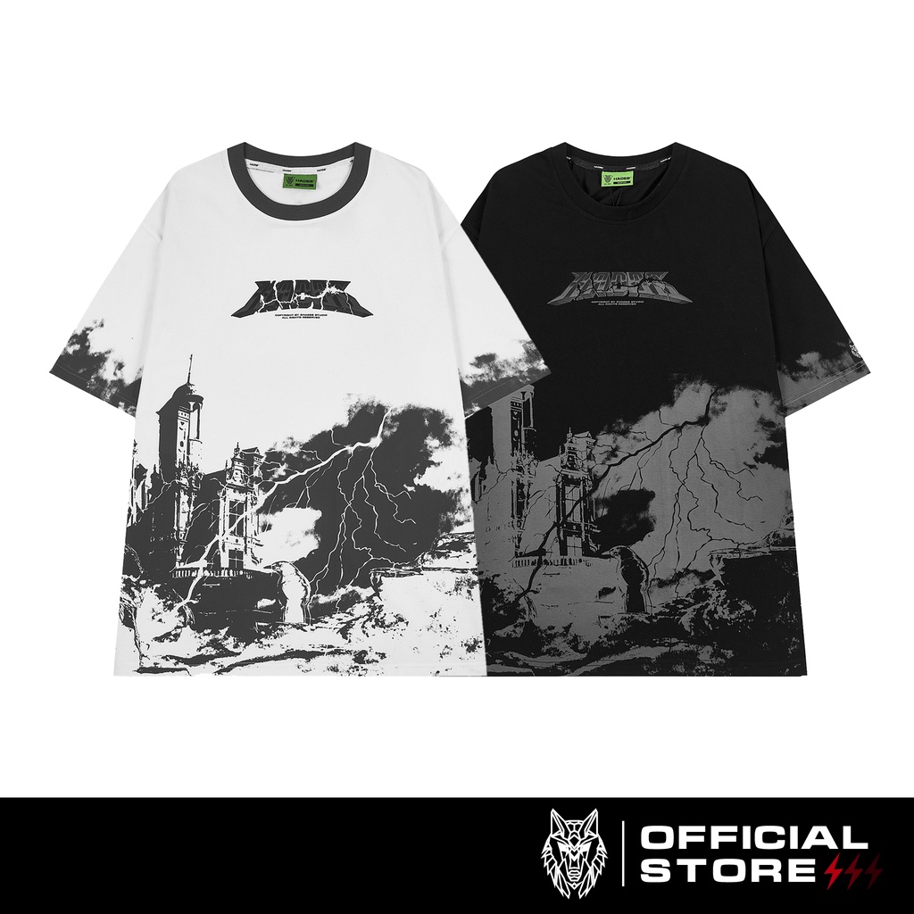 Áo Thun Tay Lỡ Unisex THUNDER BOLT 100% Cotton - HADES Brand Chính Hãng | BigBuy360 - bigbuy360.vn