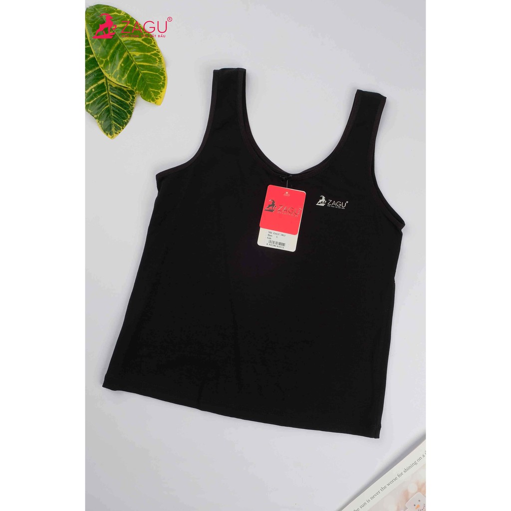 Áo lá mặc áo dài Zagu 1813 bản vai lớn chất liệu Cotton 4 chiều