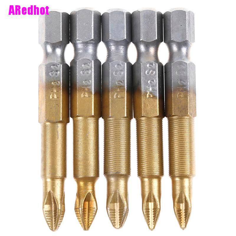 Set 5 đầu vít lục giác bằng titan chống trượt Ph2 chuyên dùng