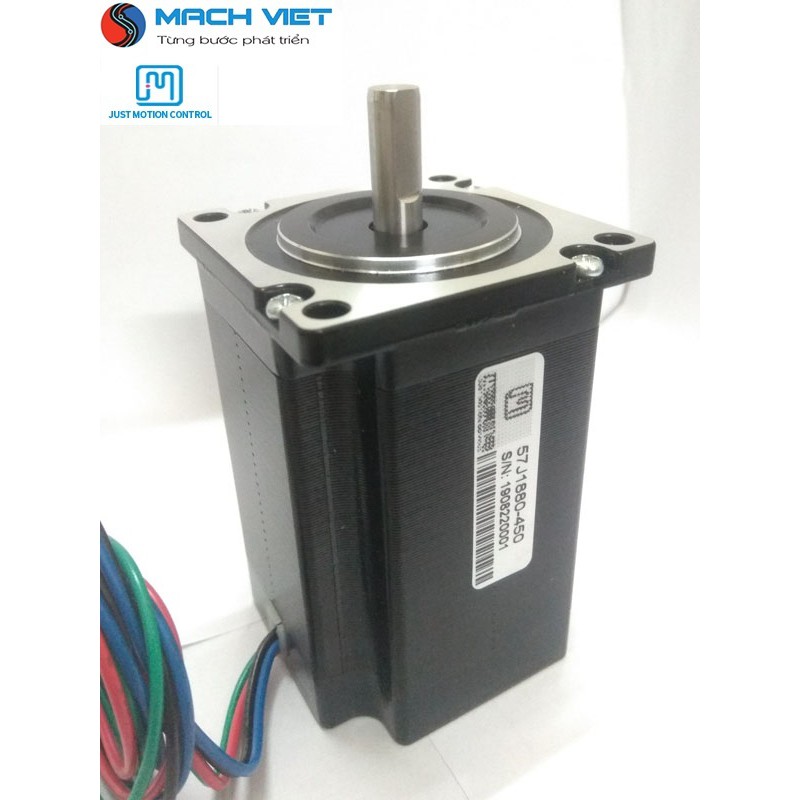 Động cơ bước chính hãng JMC 57J1880-450, 57j1880-830-31 2.2Nm