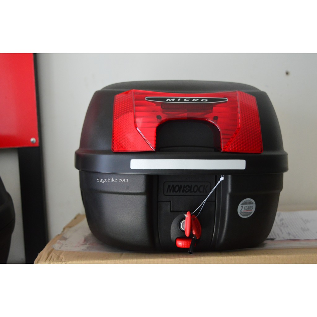 Thùng xe Exciter 150 mẫu thùng Givi E26NX và baga Exciter150 chuẩn theo xe, hàng Givi chính hãng, bảo hành 2 năm