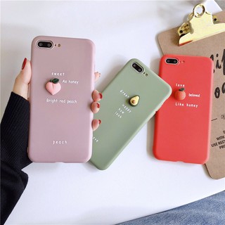 Ốp iphone hoa quả hình nổi - Ốp đôi iphone 6 6plus 6s 6splus 7 7plus 8 8plus x xs xsmax