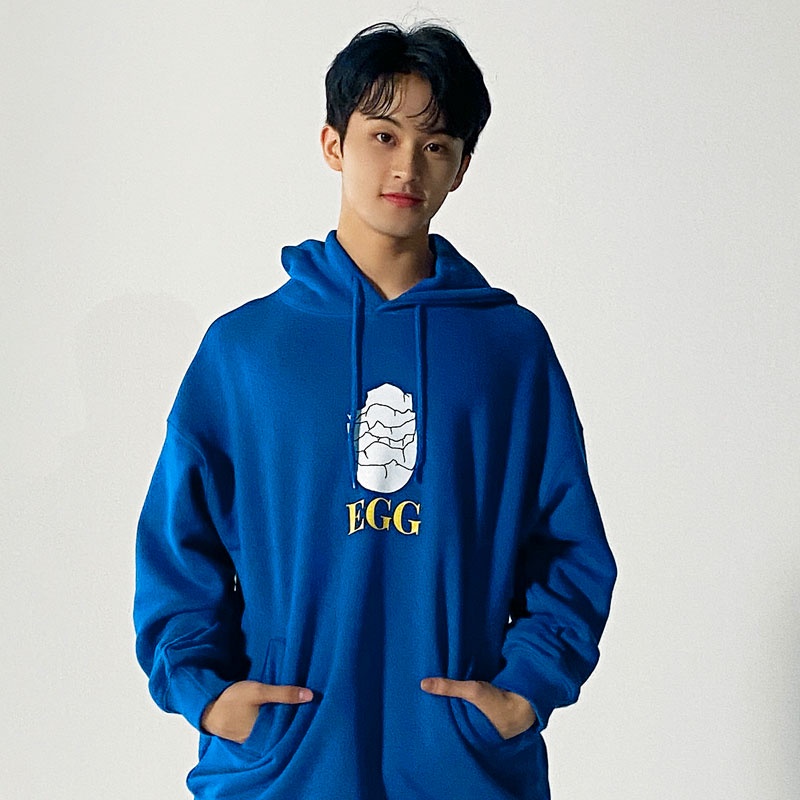 ÁO HOODIE TEDDY EGG MARK JUNGWOO NCT