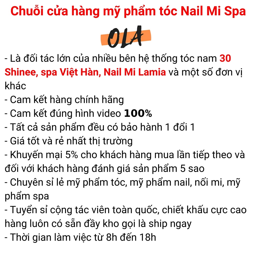 uốn tóc naco ngọc anh 800ml - mỹ phẩm ola