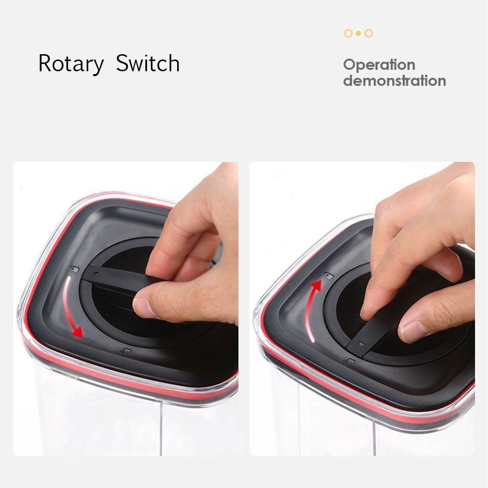 EBINLANDS Hộp Đựng Thực Phẩm Hình Vuông Có Nắp Đậy Tiện Dụng