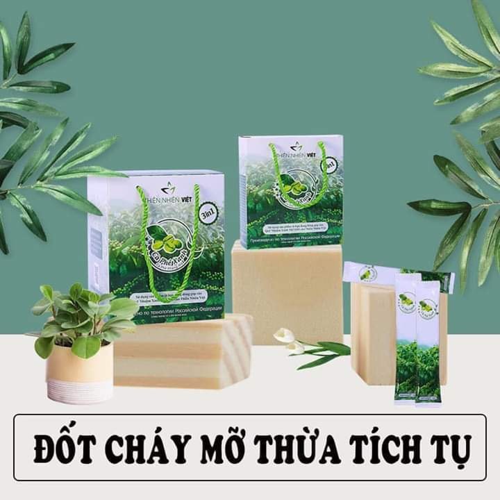 Cafe xanh giảm cân kháng mỡ