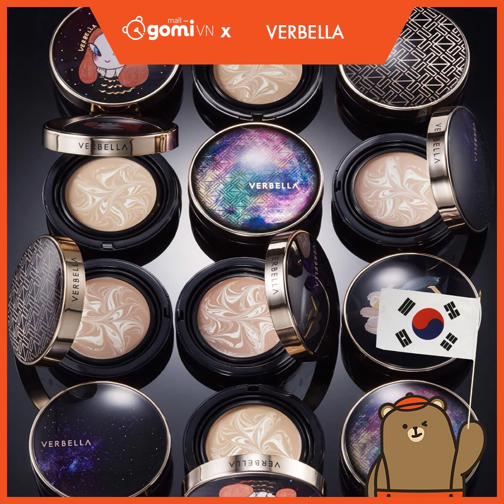 Phấn Nền Che Phủ Tự Nhiên VERBELLA Cover Art Foundation Pact GomiMall