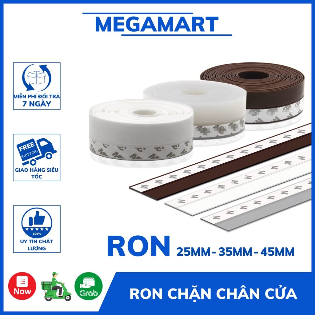 Gioăng 2 Mét Dán Chặn Cửa, Dán Khe Cửa Chống Bụi, Giữ Nhiệt - MEGAMART