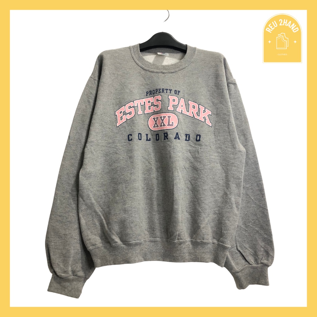 Áo sweater 2hand Mỹ - màu xám