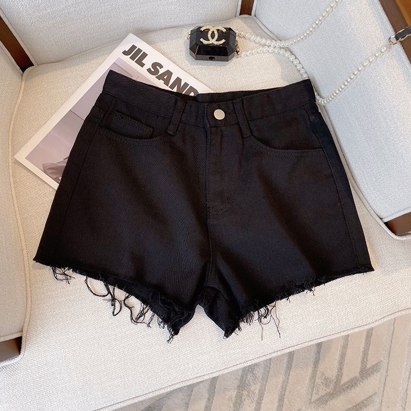 Quần Short Denim Dáng Chữ A Ống Rộng Thiết Kế Mới Trẻ Trung Năng Động