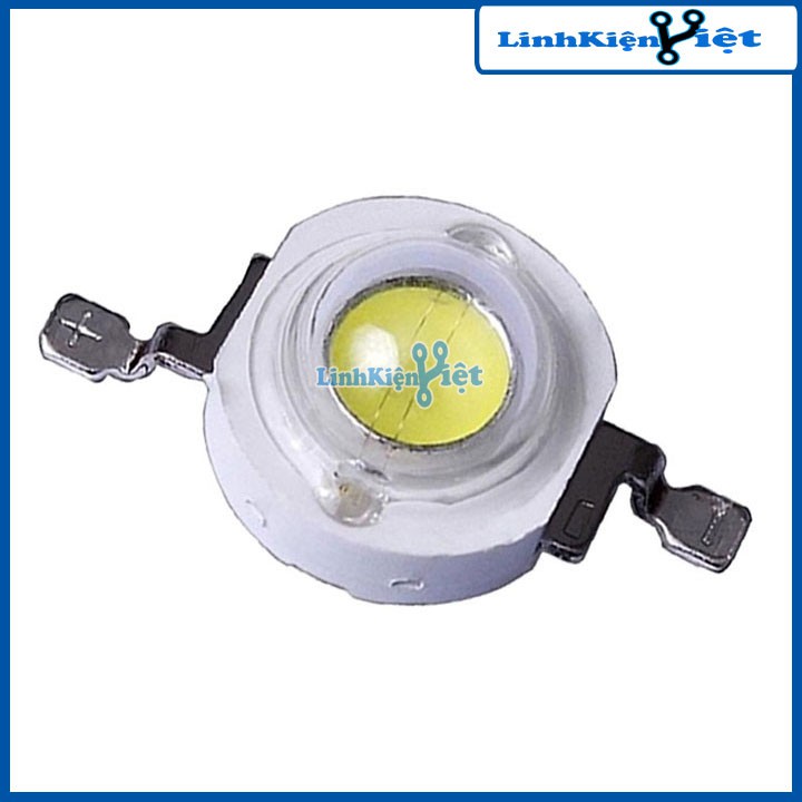 Bộ 3 Led Công Suất 1W Sáng Xanh Lá ( Tặng 3 Đế Tản Nhiệt - Chưa Hàn )