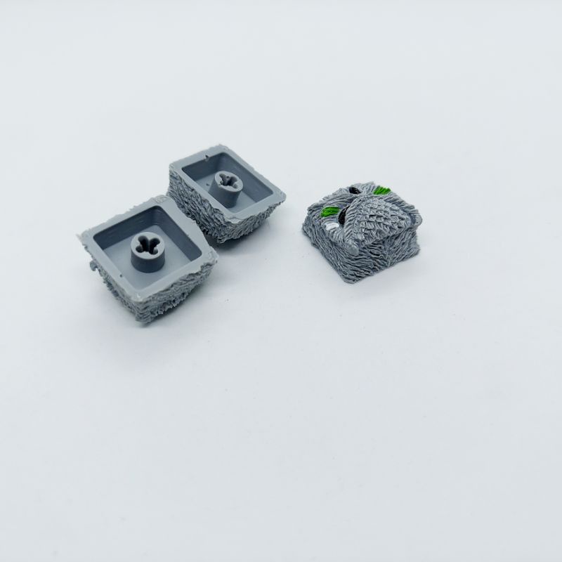 Keycap keypora clone tone xám trang trí bàn phím cơ gaming