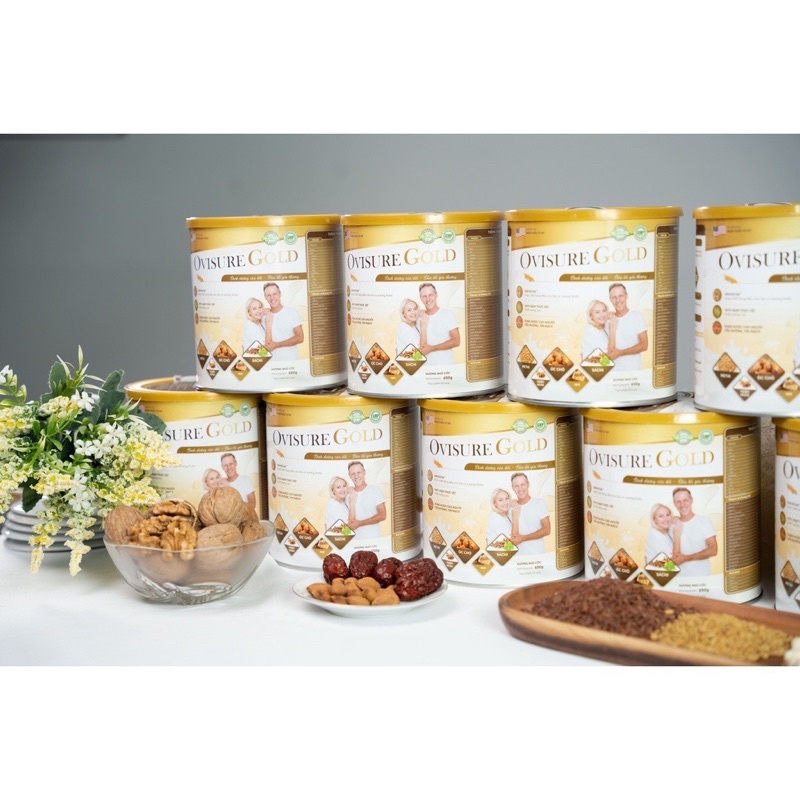 Sữa hạt xương khớp Ovisure Gold hộp 650g chính hãng giá tốt date mới