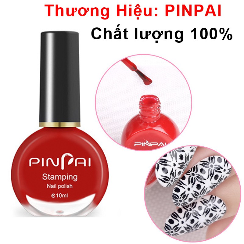 Sơn in / Vẽ Móng PINPAI Khô Nhanh - Nhiều màu chọn