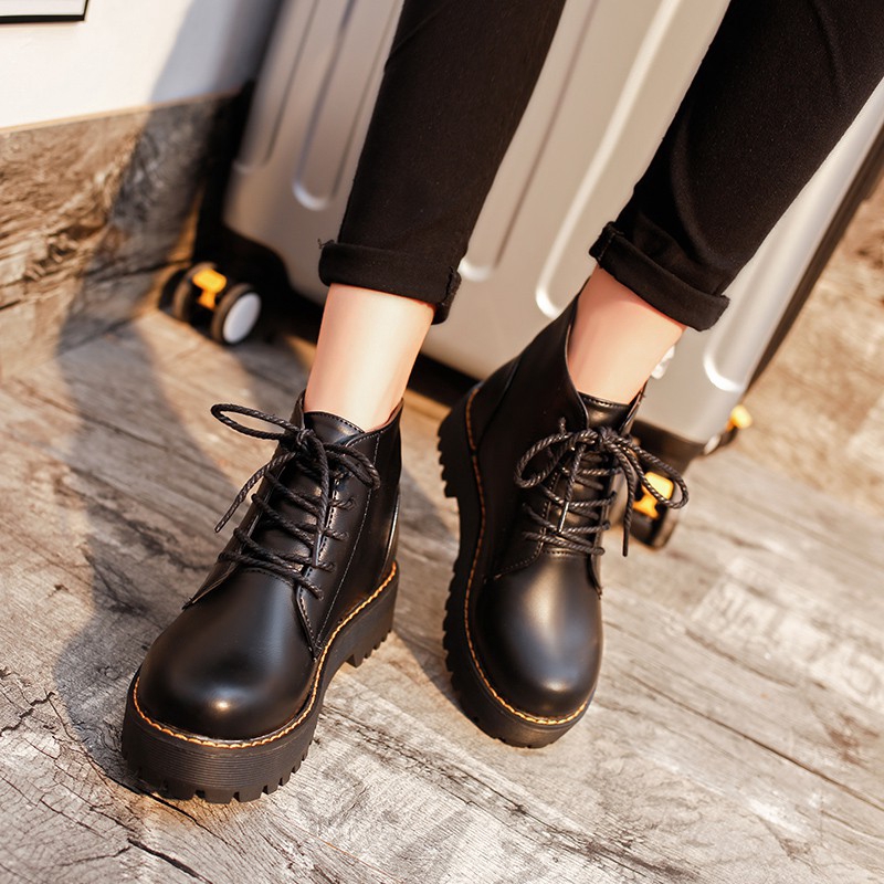 Giày Bốt Cao Gót Nữ Ulzzang Thời Trang Boots 8251817