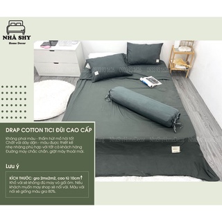 BỘ COTTON TICI ĐŨI CAO CẤP - HÀNG DÀY - NHIỀU MÀU - KHÁCH NHỚ IBOX KÍCH THƯỚC NỆM (DÀIxRỘNGxCAO)