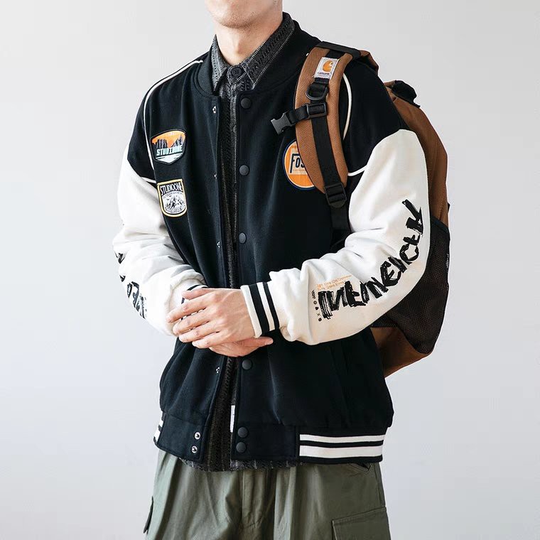 Áo khoác nam nữ cadigan kiểu bomber nút bấm phong cách Bảo Đăng | BigBuy360 - bigbuy360.vn