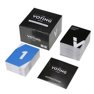 Thẻ bài board game tiếng anh vui nhộn the voting game