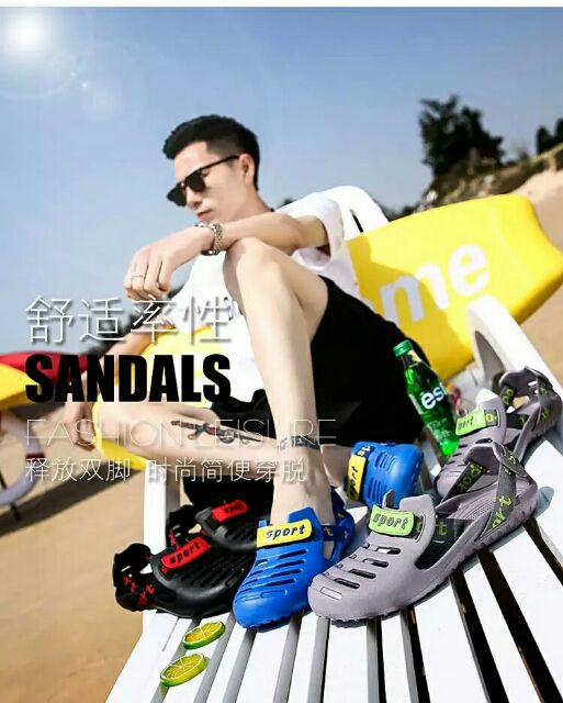 Giầy nam nhựa dẻo độc và lạ | BigBuy360 - bigbuy360.vn