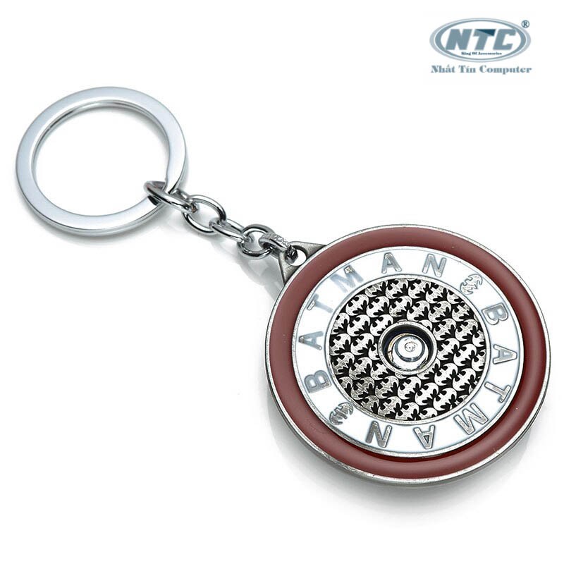Móc khóa inox Avengers siêu nhân Batmen - có thể xoay 360 độ (Nhiều màu)