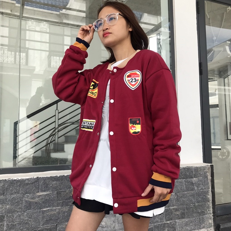 Áo khoác cardigan nam nữ unisex oversize đến 65kg mặc vừa hình in phong cách Hàn Quốc AT 8800